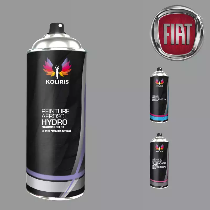 Pack 3 aérosols peinture voiture hydro Fiat 400ml