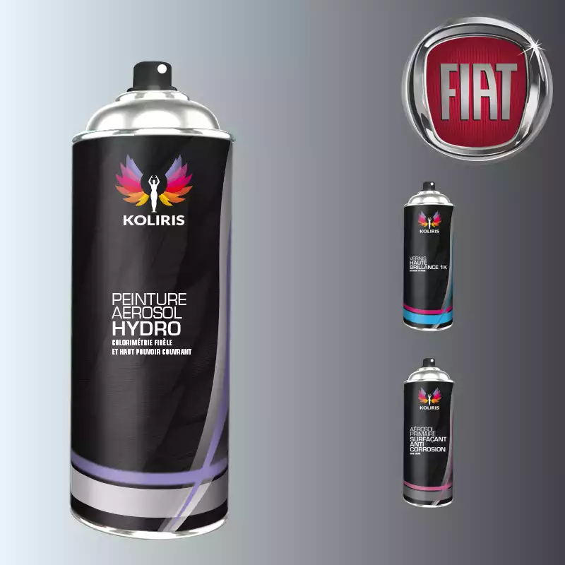 Pack 3 aérosols peinture voiture hydro Fiat 400ml