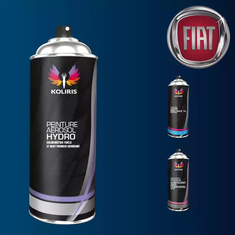 Pack 3 aérosols peinture voiture hydro Fiat 400ml
