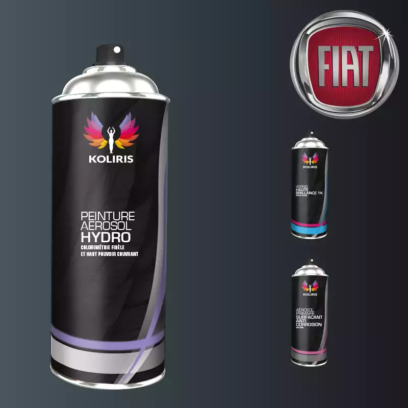 Pack 3 aérosols peinture voiture hydro Fiat 400ml