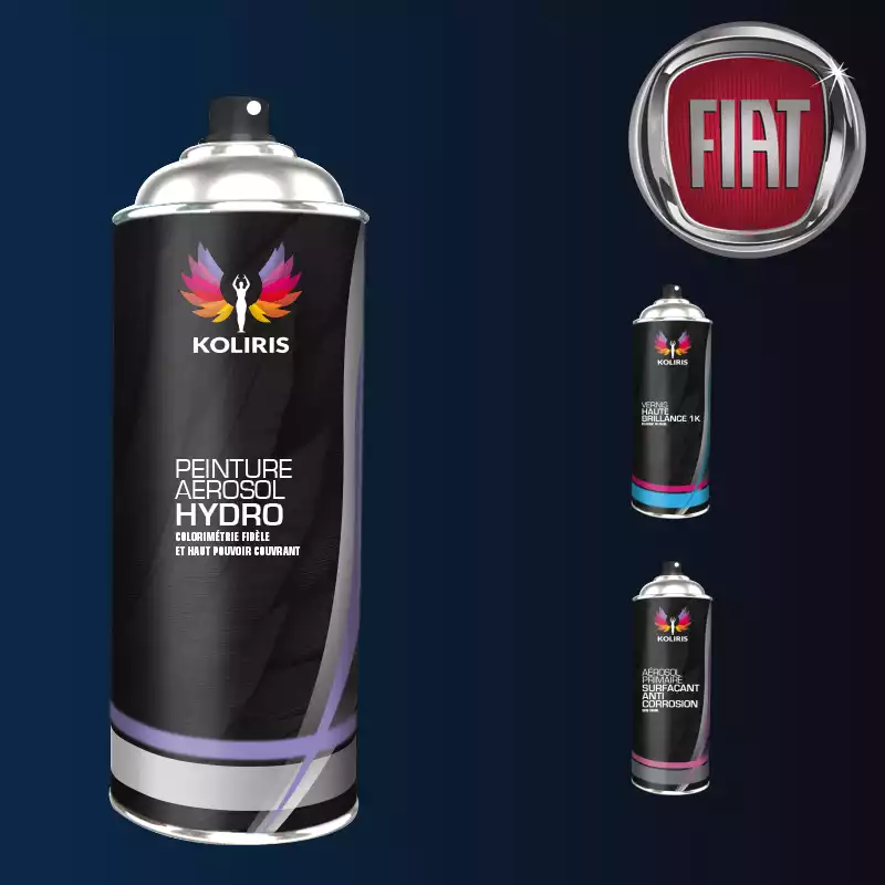 Pack 3 aérosols peinture voiture hydro Fiat 400ml