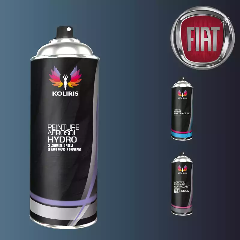 Pack 3 aérosols peinture voiture hydro Fiat 400ml