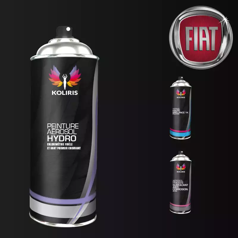 Pack 3 aérosols peinture voiture hydro Fiat 400ml
