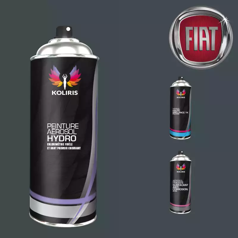 Pack 3 aérosols peinture voiture hydro Fiat 400ml