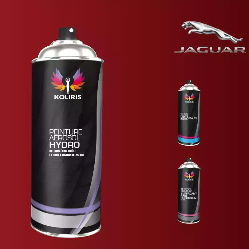 Pack 3 aérosols peinture voiture hydro Jaguar 400ml