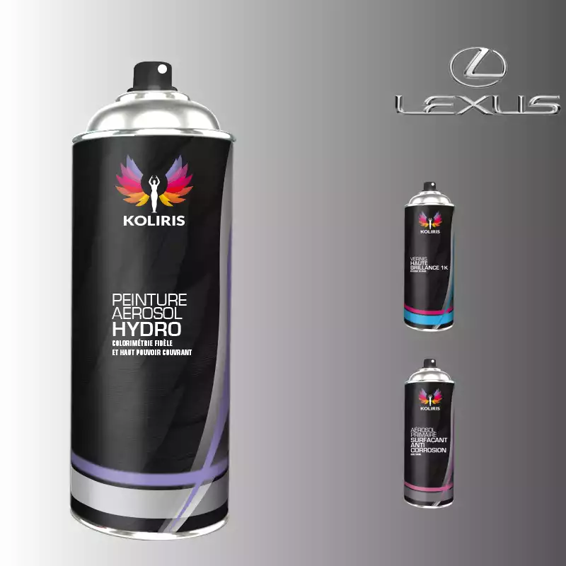 Pack 3 aérosols peinture voiture hydro Lexus 400ml