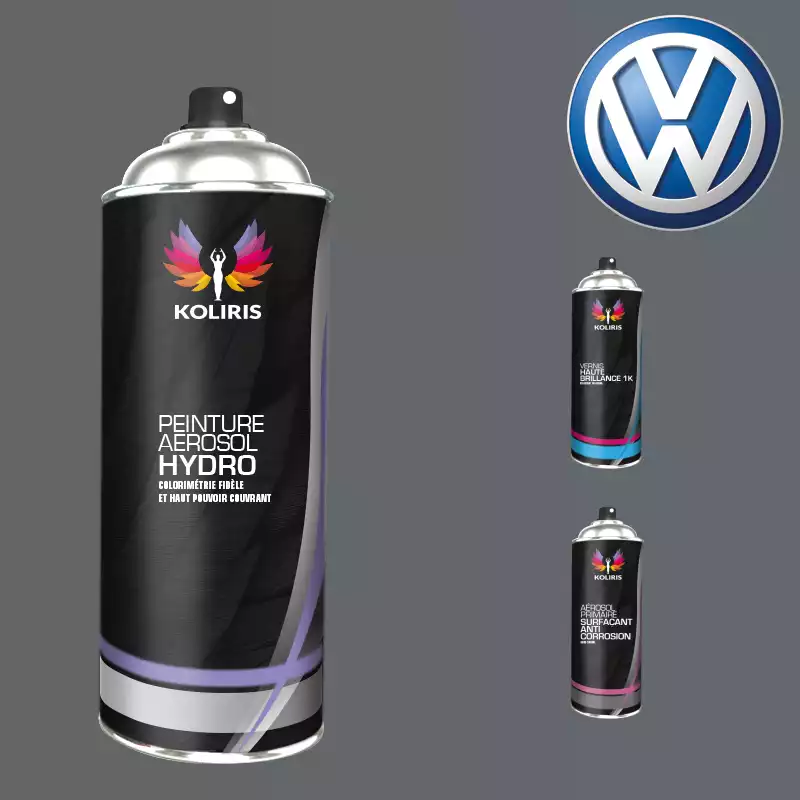 Pack 3 aérosols peinture voiture hydro Volkswagen 400ml