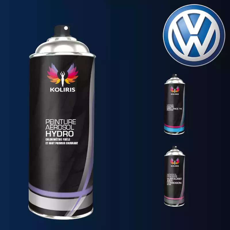 Pack 3 aérosols peinture voiture hydro Volkswagen 400ml