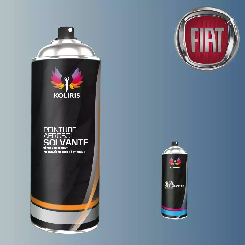Pack 2 aérosols peinture voiture solvant Fiat 400ml