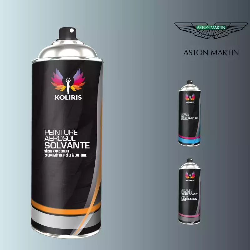Pack 3 aérosols peinture voiture solvant Aston Martin 400ml 