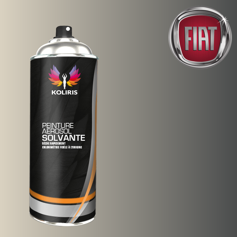 Pack 3 aérosols peinture voiture solvant Fiat 400ml