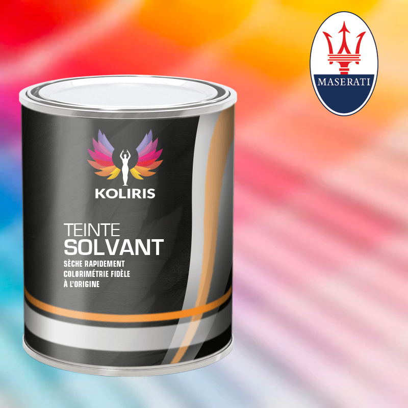 Peinture voiture solvant Maserati - Carenciel.pro