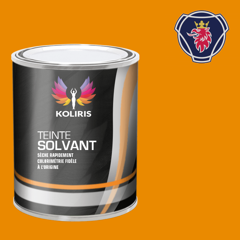 Peinture utilitaire - camion solvant Scania Vabis - Carenciel