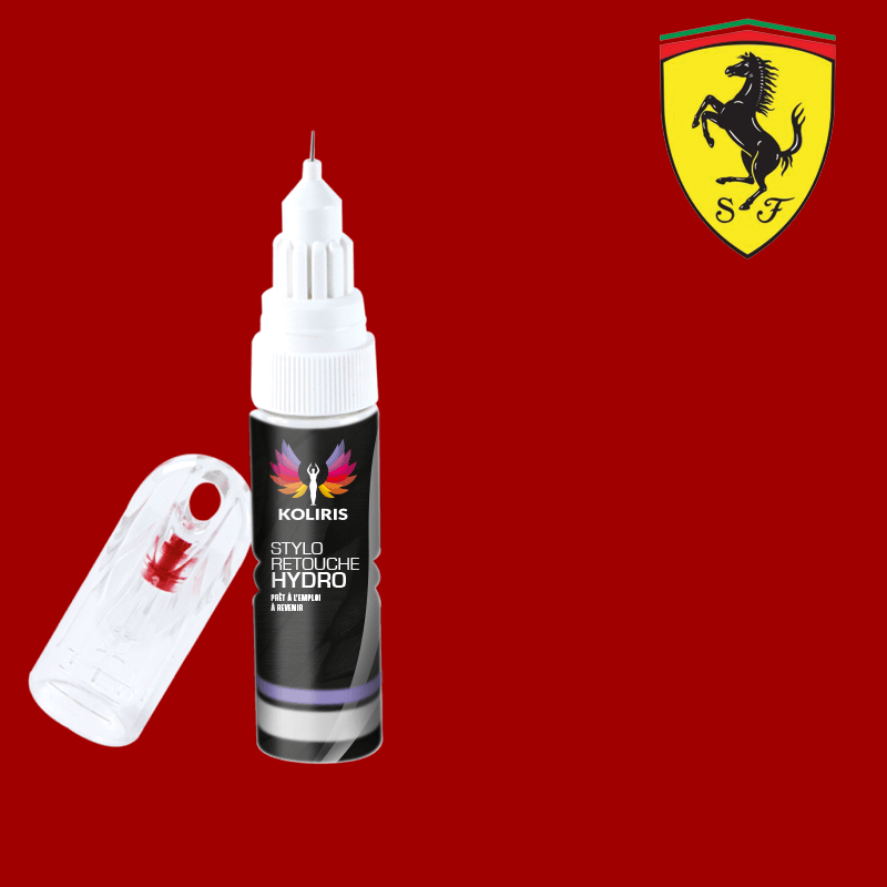 Stylo retouche peinture voiture Ferrari 20ml - Koliris