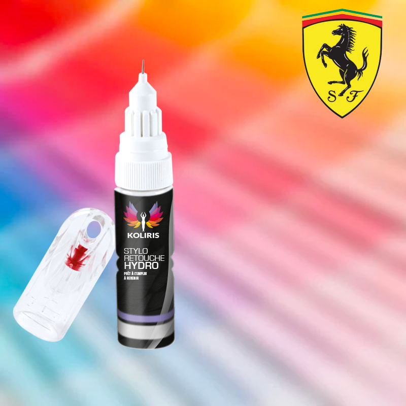 Stylo retouche peinture voiture Ferrari 20ml - Koliris