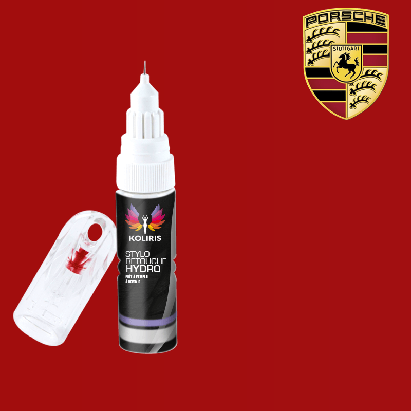 Stylo retouche peinture voiture Porsche