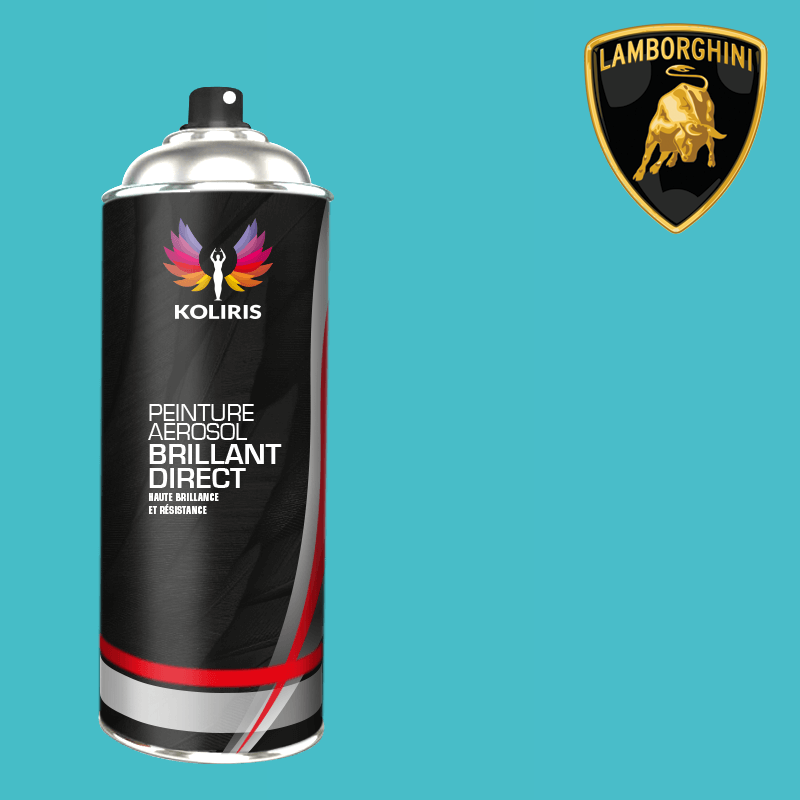 Bombe de peinture voiture Lamborghini 1K brillant 400ml - Koliris