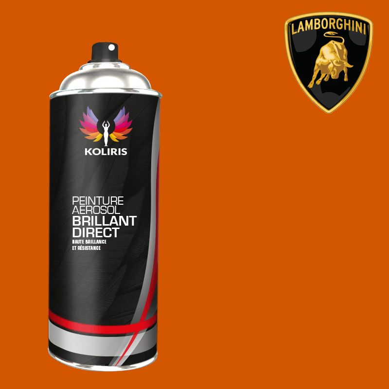 Bombe de peinture voiture Lamborghini 1K brillant 400ml - Koliris