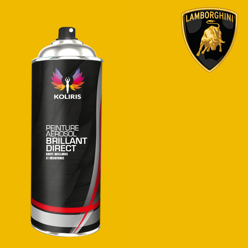 Bombe de peinture voiture Lamborghini 1K brillant 400ml - Koliris