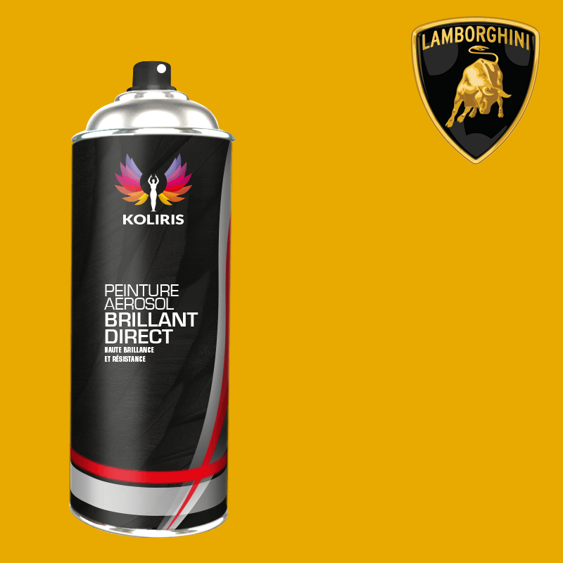 Bombe de peinture voiture Lamborghini 1K brillant 400ml - Koliris