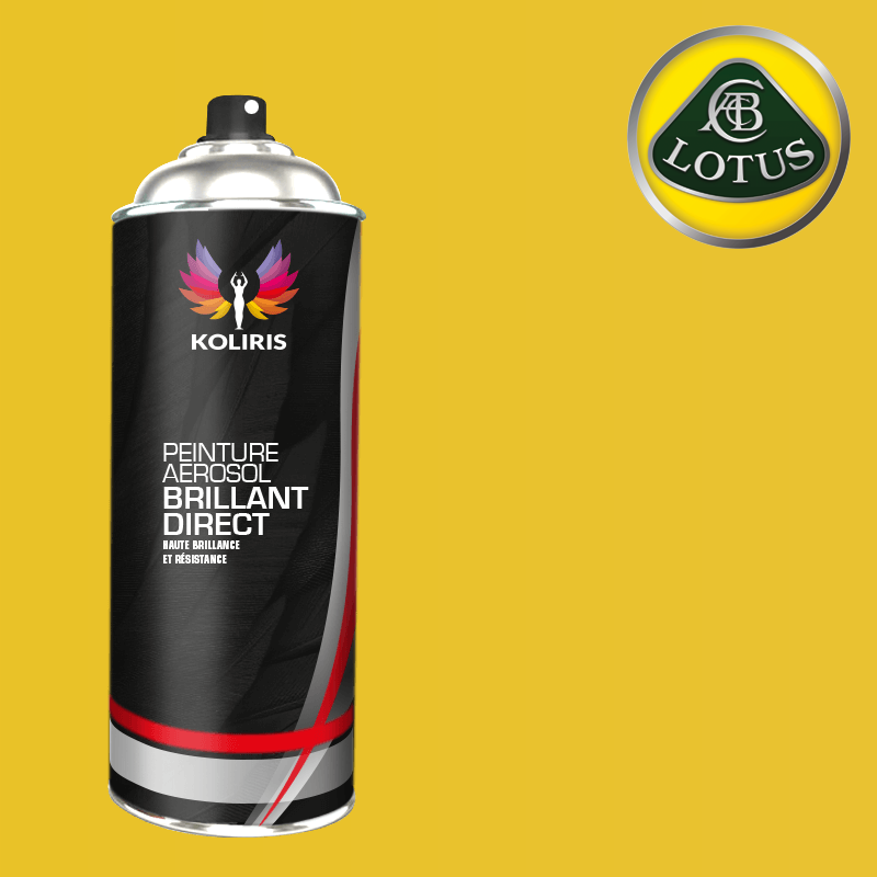Bombe de peinture voiture 1K brillant Lotus 400ml - Carenciel.pro
