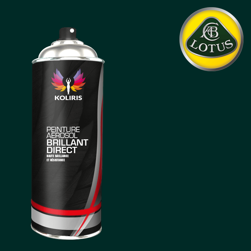 Bombe de peinture voiture 1K brillant Lotus 400ml - Carenciel.pro
