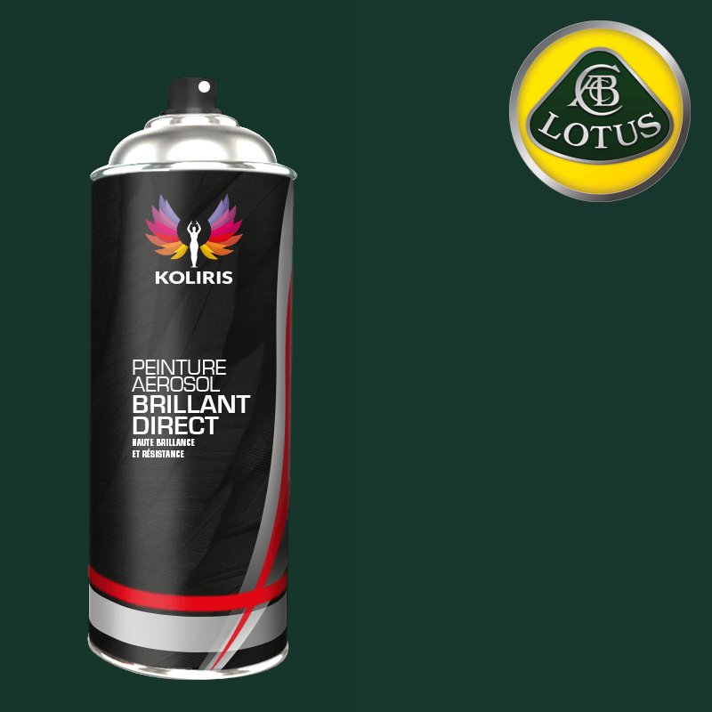Bombe de peinture voiture 1K brillant Lotus 400ml - Carenciel.pro