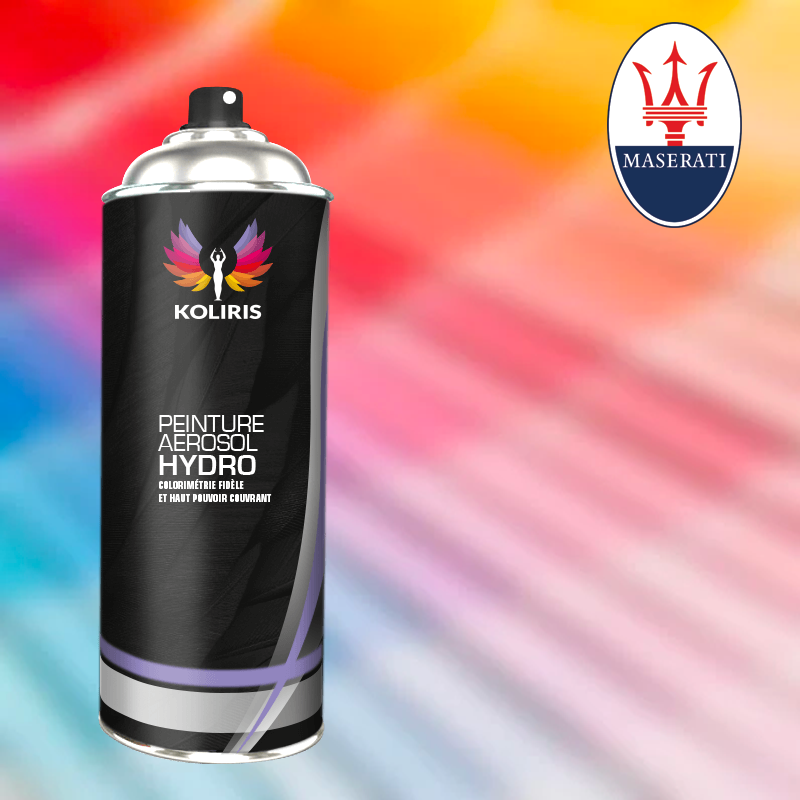 Bombe de peinture voiture hydro Maserati