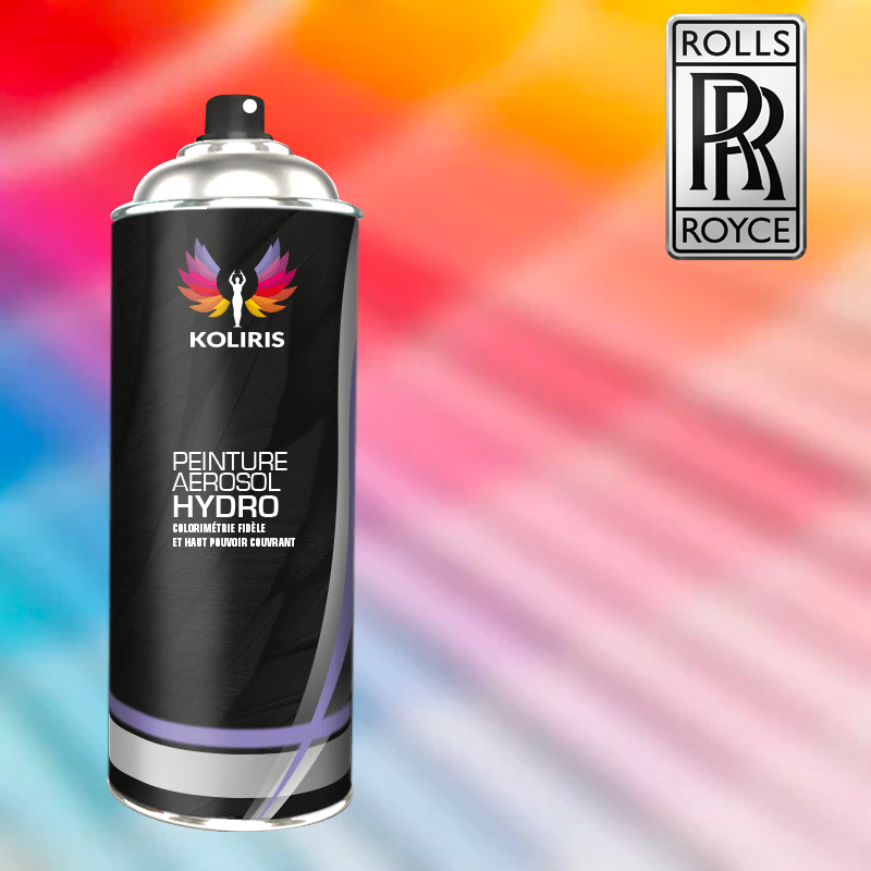 Bombe de peinture voiture hydro Rolls Royce