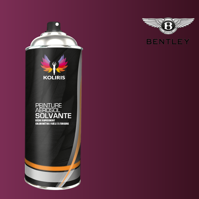 Bombe de peinture voiture solvant Bentley 400ml - Koliris