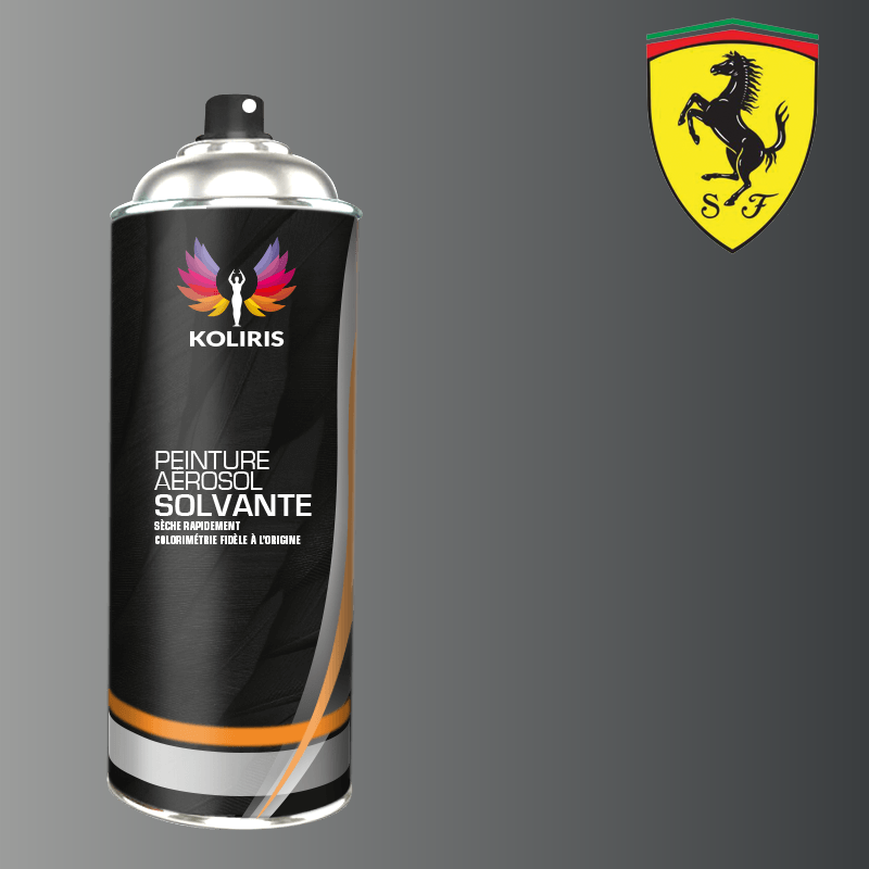 Bombe de peinture voiture solvant Ferrari - carenciel.pro