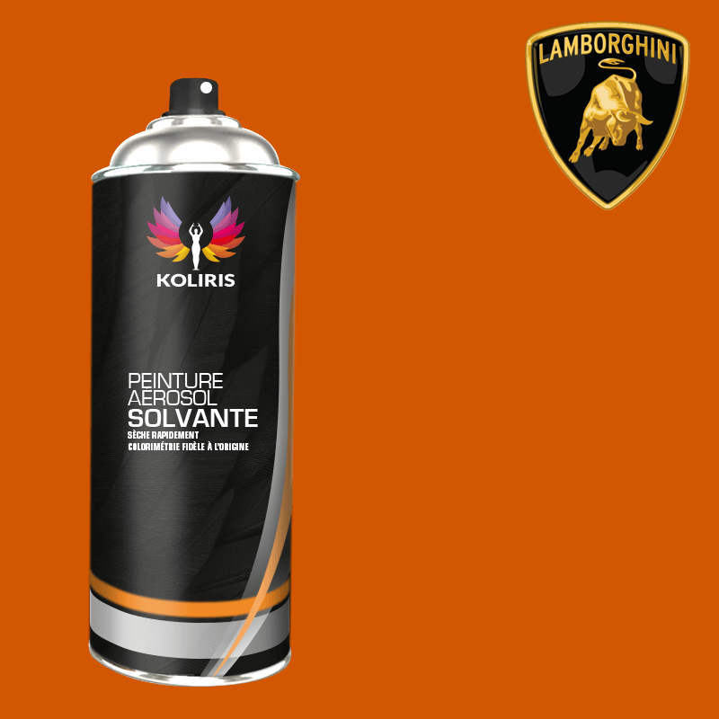Bombe de peinture voiture solvant Lamborghini - Carenciel