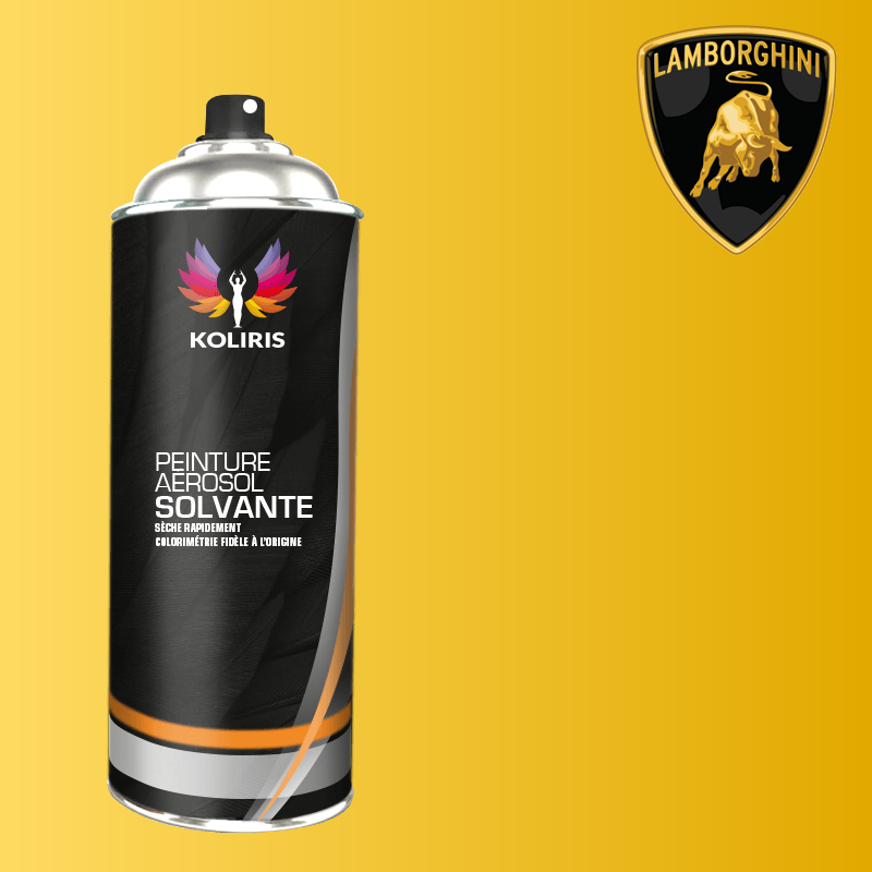 Bombe de peinture voiture solvant Lamborghini - Carenciel
