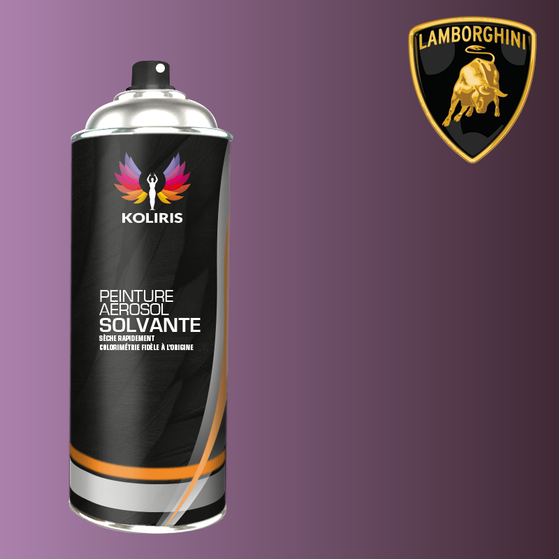 Bombe de peinture voiture solvant Lamborghini - Carenciel
