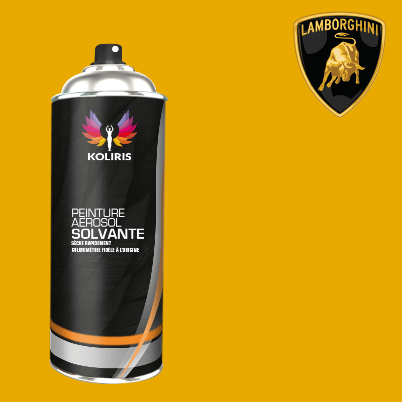 Bombe de peinture voiture solvant Lamborghini - Carenciel