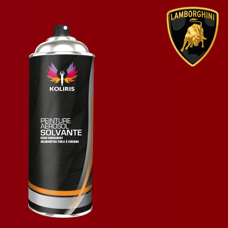 Bombe de peinture voiture solvant Lamborghini - Carenciel
