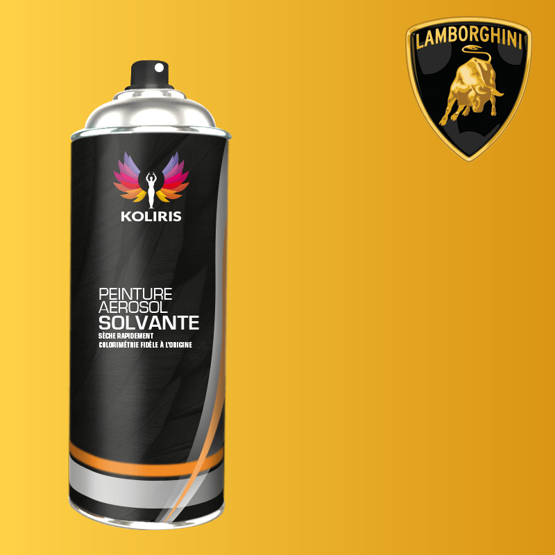 Bombe de peinture voiture solvant Lamborghini - Carenciel