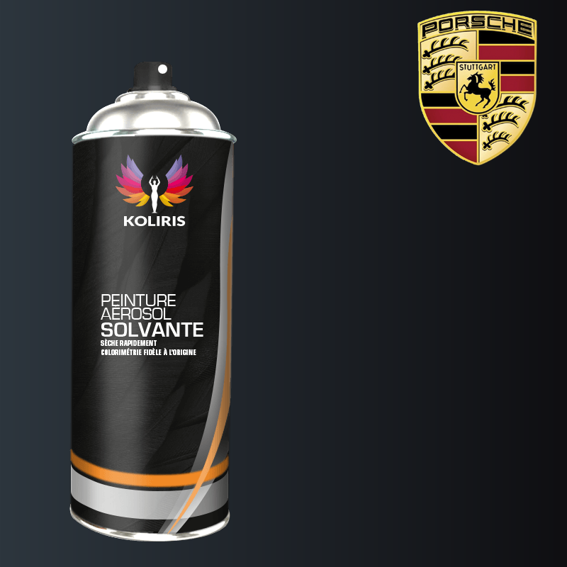 Bombe de peinture voiture solvant Porsche