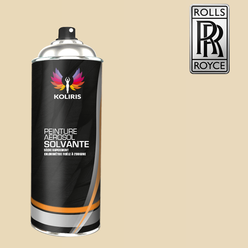 Bombe de peinture voiture solvant Rolls Royce