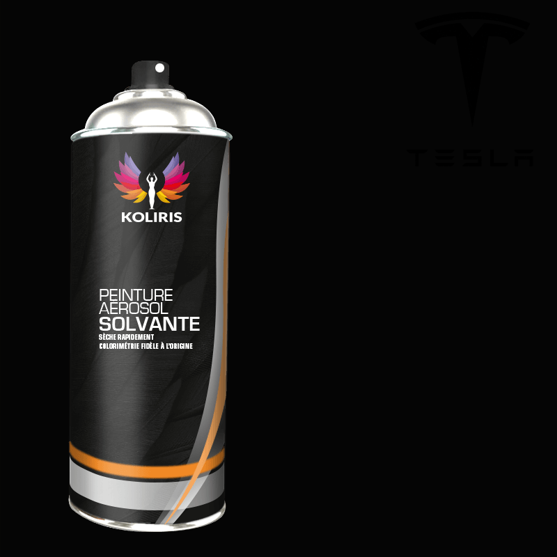 Bombe de peinture voiture solvant Tesla 400ml - Koliris