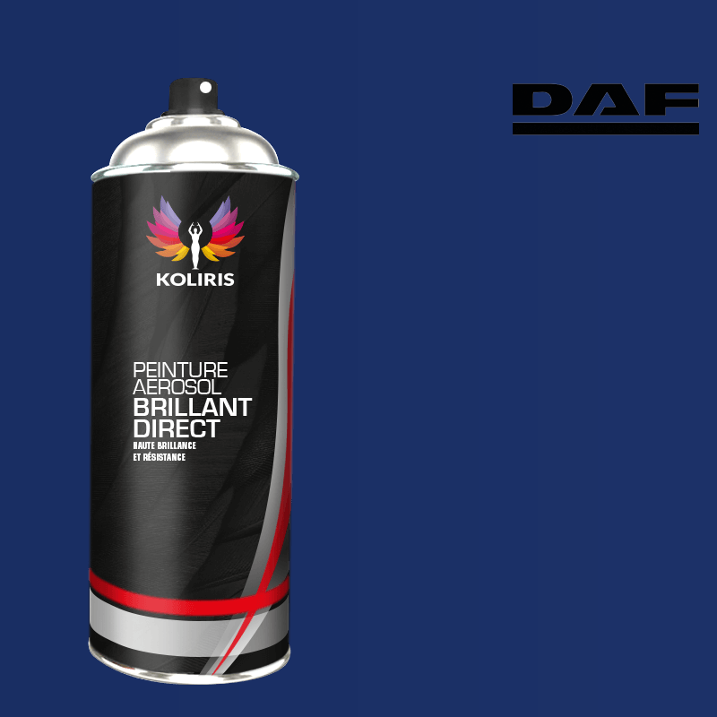 Bombe de peinture utilitaire 1K brillant Daf - Carenciel.pro