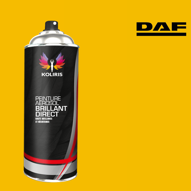 Bombe de peinture utilitaire 1K brillant Daf - Carenciel.pro