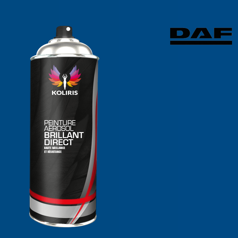 Bombe de peinture utilitaire 1K brillant Daf - Carenciel.pro