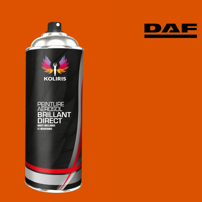 Bombe de peinture utilitaire 1K brillant Daf - Carenciel.pro