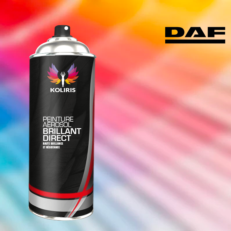 Bombe de peinture utilitaire 1K brillant Daf - Carenciel.pro