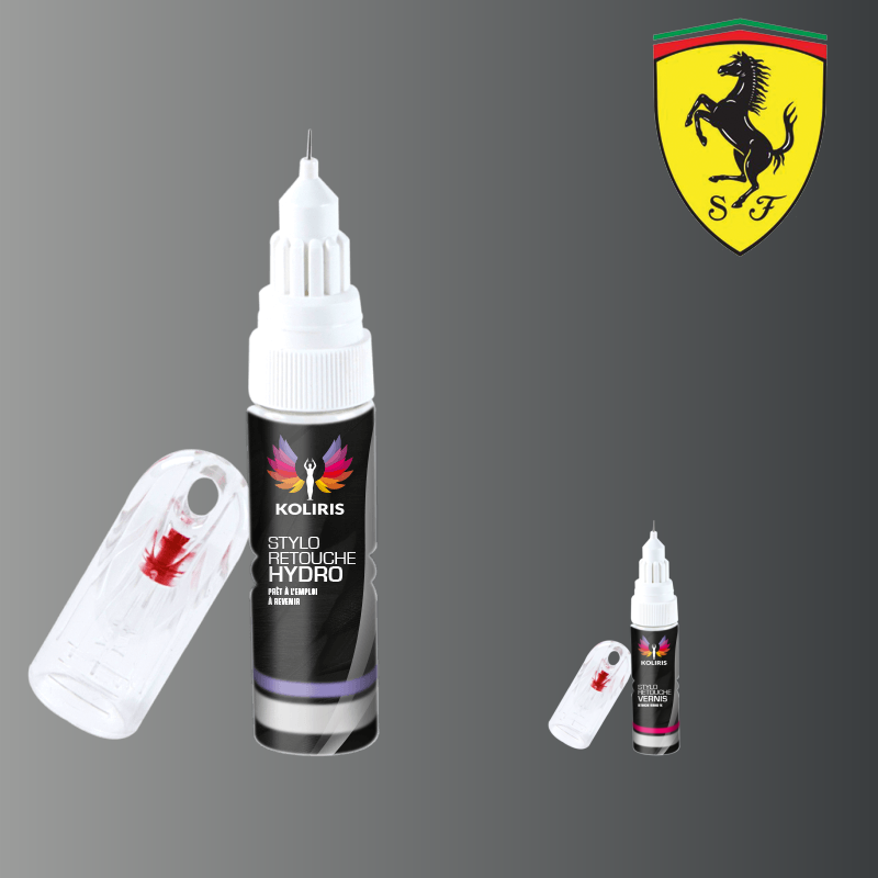 Pack 2 stylos de retouche voiture Ferrari