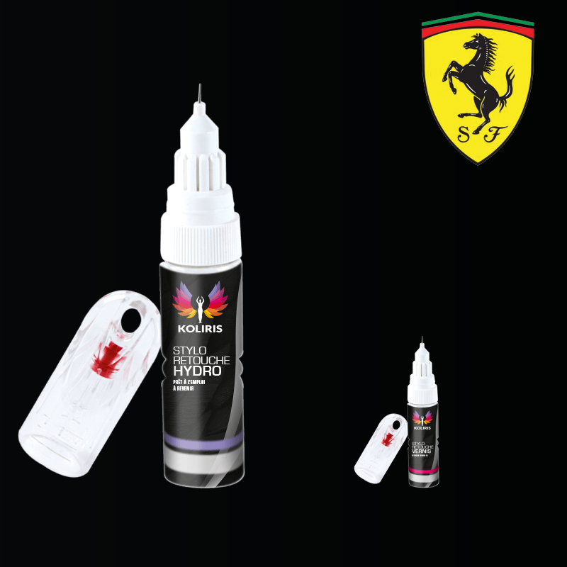 Pack 2 stylos de retouche voiture Ferrari