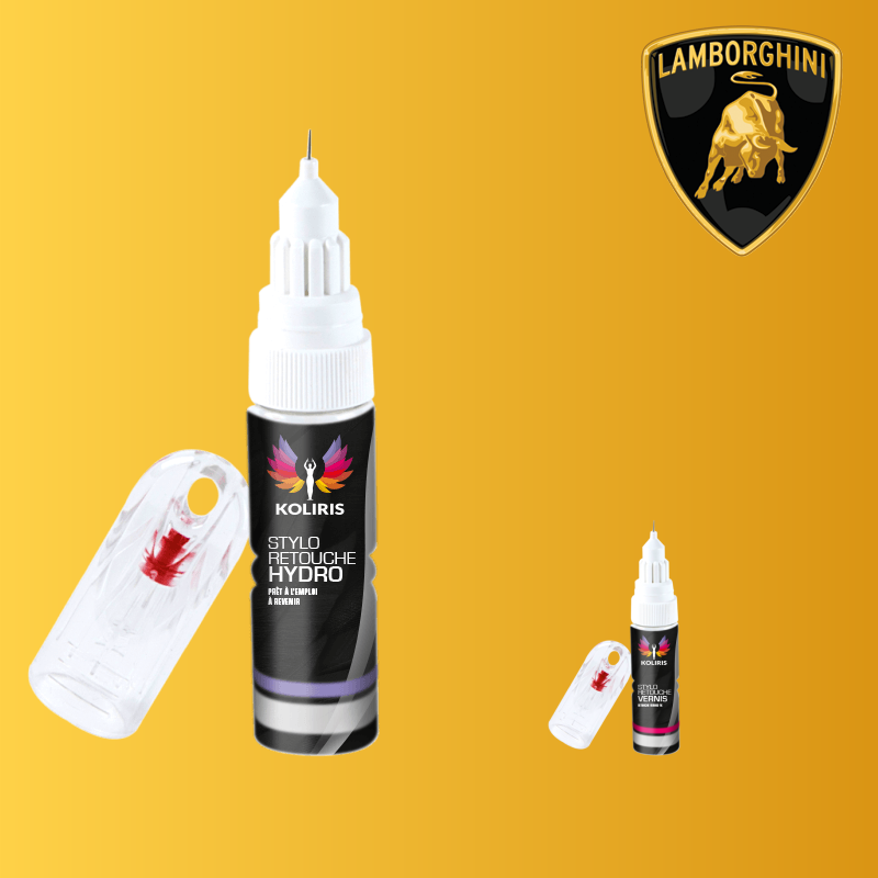 Pack 2 stylos de retouche voiture Lamborghini - Carenciel.pro
