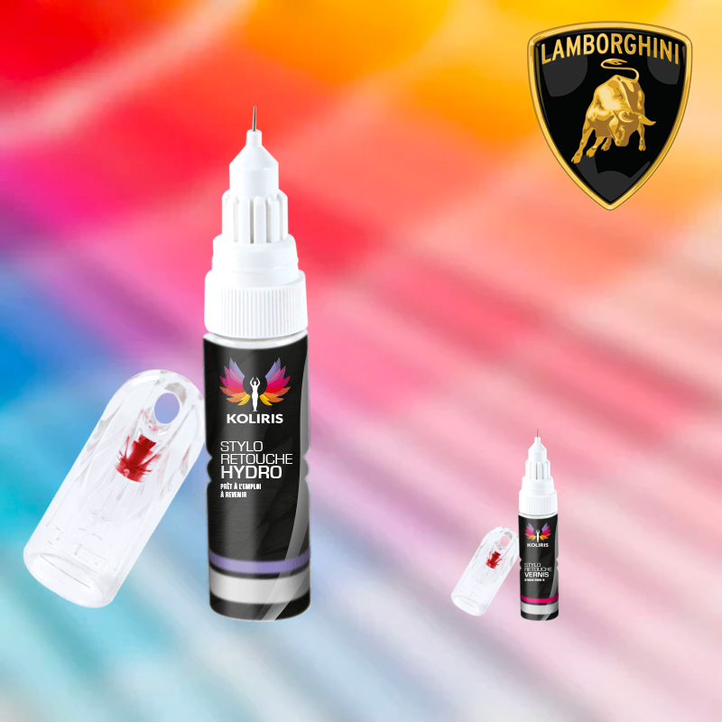 Pack 2 stylos de retouche voiture Lamborghini - Carenciel.pro