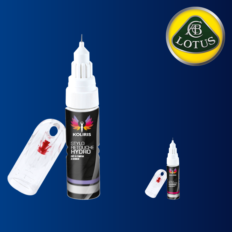 Pack 2 stylos de retouche voiture Lotus - Carenciel.pro